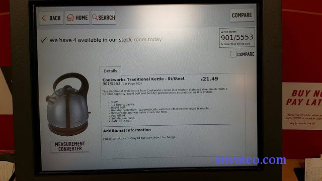 stiva teo, 愛爾蘭日常用品 argos  7