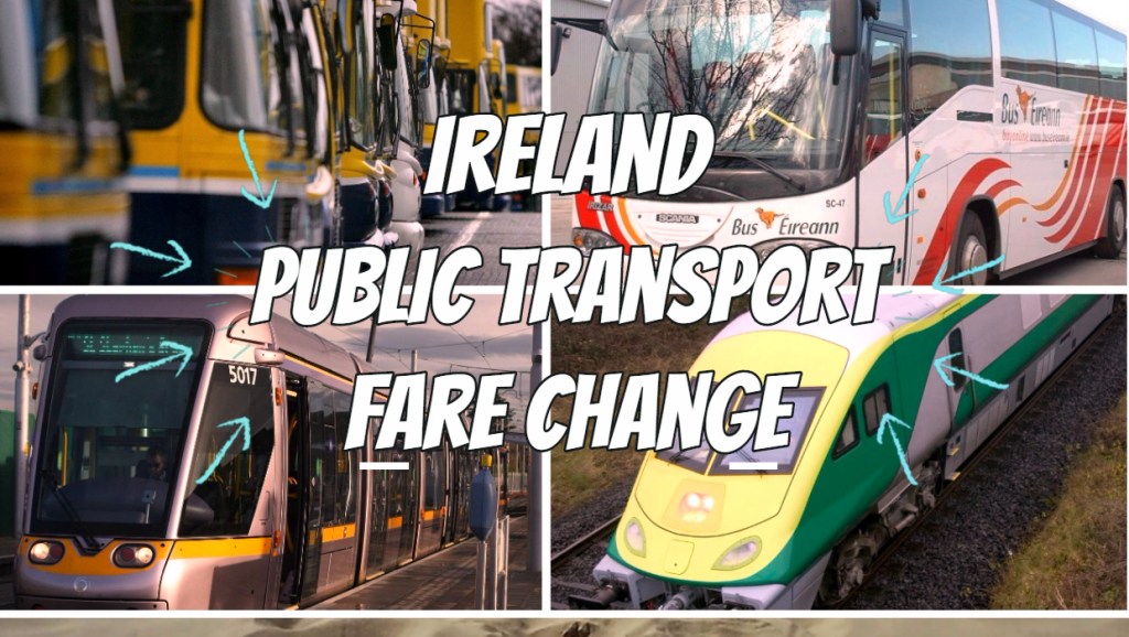 【愛爾蘭交通】2017年12月開始公交費變動，有人歡喜有人憂
