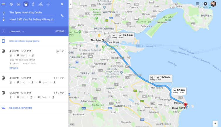 stiva，愛爾蘭遊學，愛爾蘭旅遊，裸體沙灘， 2 hawk cliff,dalkey